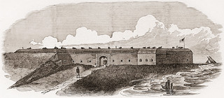 Front View of Fort Pickens, Pensacola, Showing the Sally-Port and Glacis