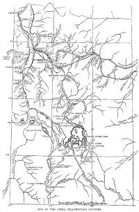 Map of the Upper Yellowstone Country