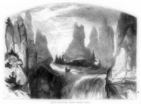 Rock Pinnacles Above Tower Falls